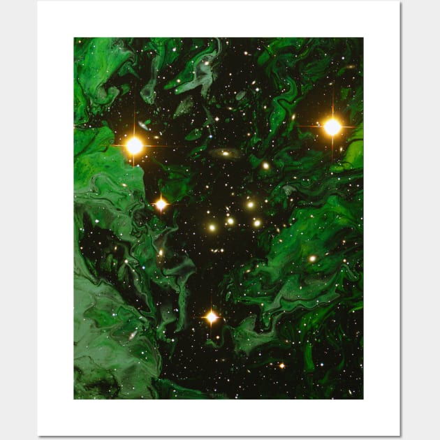 GREEN CLUSTER. Wall Art by LFHCS